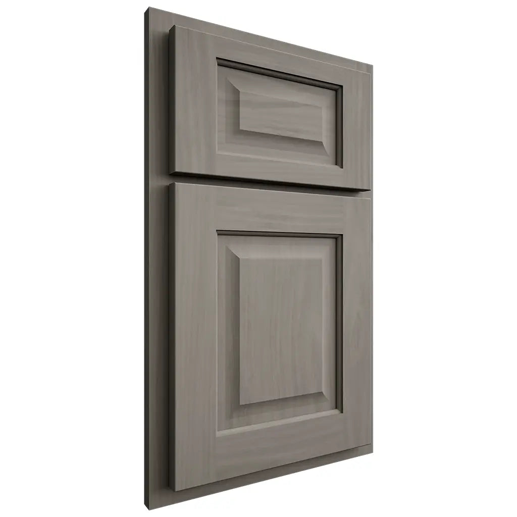 Shiloh Cabinetry Partial Overlay Square Raised Cherry Plain Cut Thyme Door