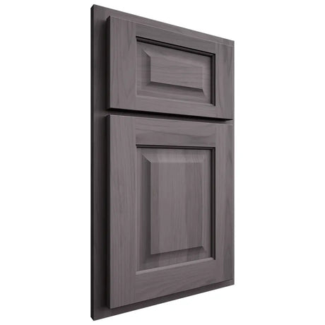 Shiloh Cabinetry Partial Overlay Square Raised Hickory Plain Cut Cadet Door