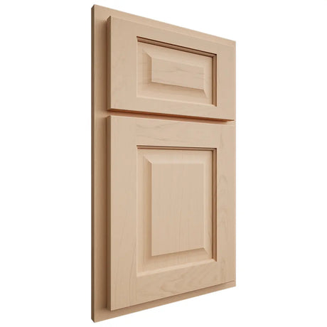 Shiloh Cabinetry Partial Overlay Square Raised Maple Plain Cut Natural Door