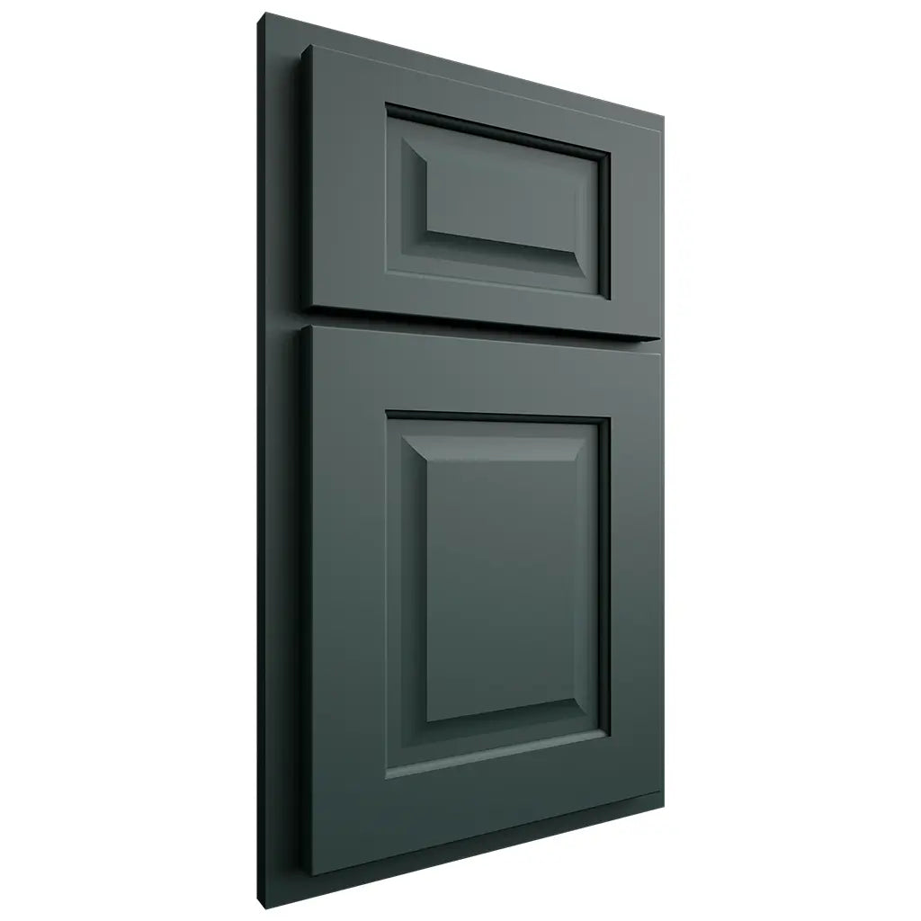 Shiloh Cabinetry Partial Overlay Square Raised Paintable Billiard Green Door