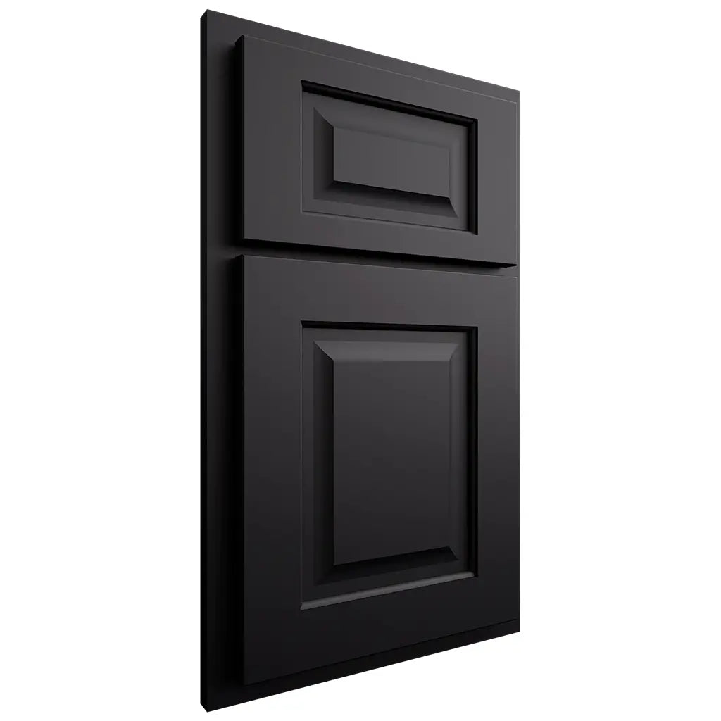 Shiloh Cabinetry Partial Overlay Square Raised Paintable Black Door