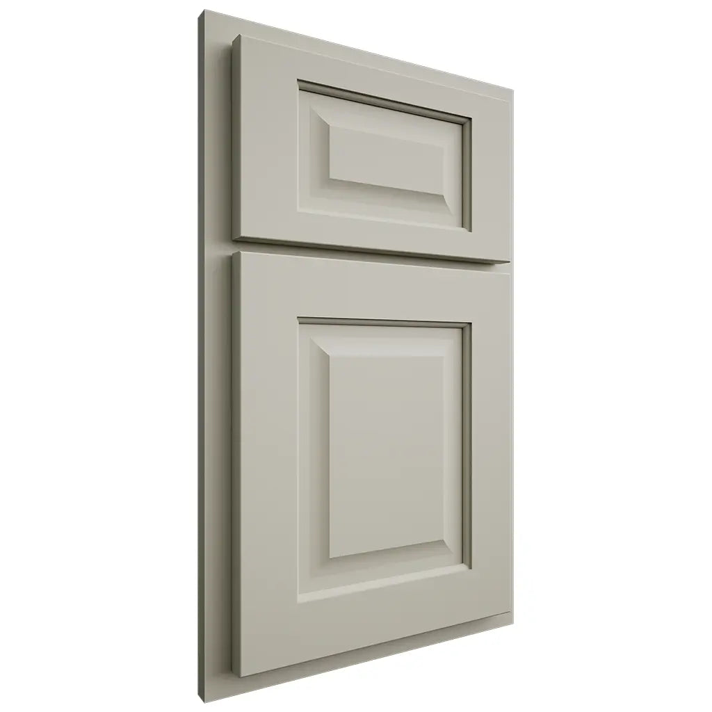 Shiloh Cabinetry Partial Overlay Square Raised Paintable Clary Sage Door