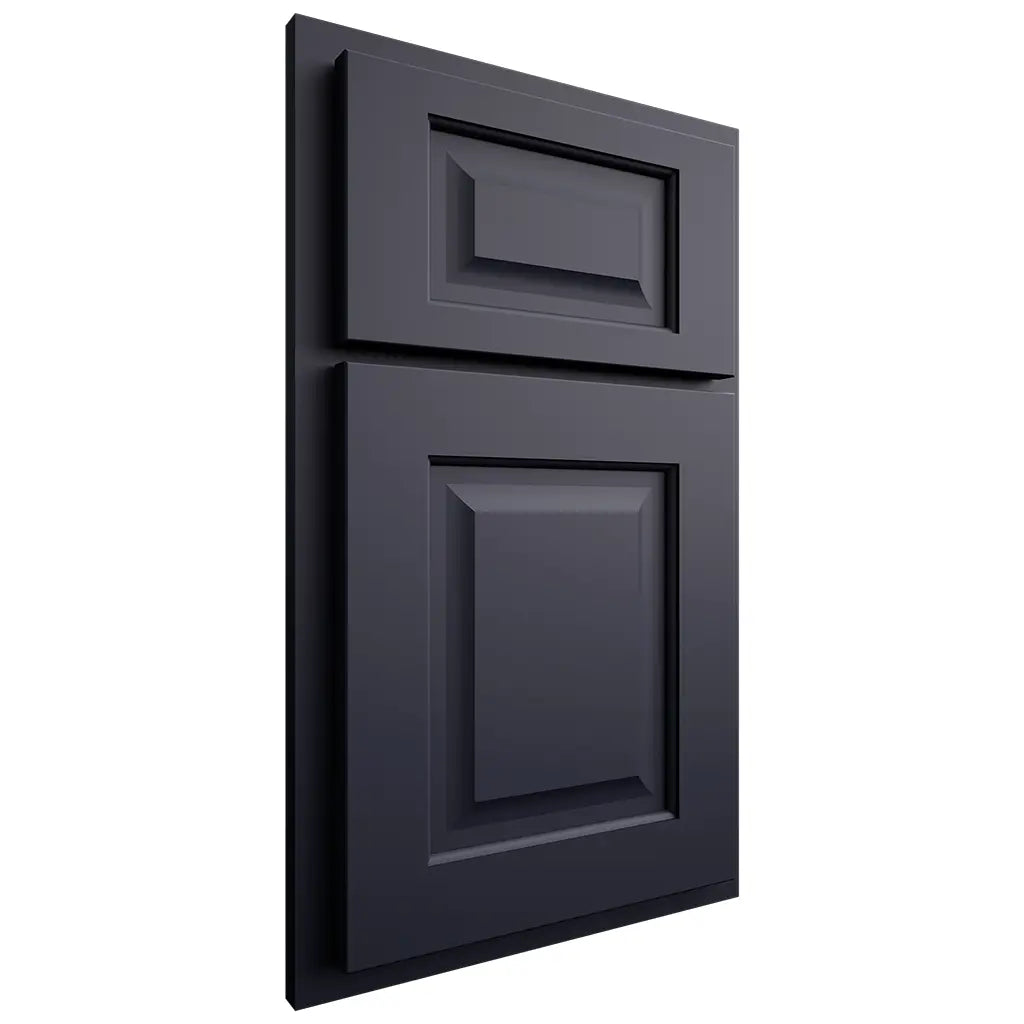 Shiloh Cabinetry Partial Overlay Square Raised Paintable Hale Navy Door