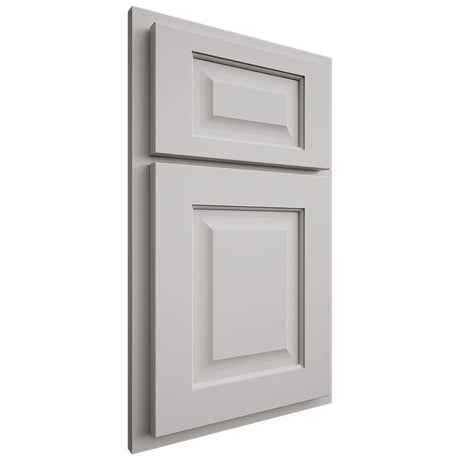 Shiloh Cabinetry Partial Overlay Square Raised Paintable Mindful Gray Door