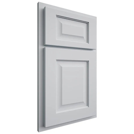 Shiloh Cabinetry Partial Overlay Square Raised Paintable Niebla Azul Door