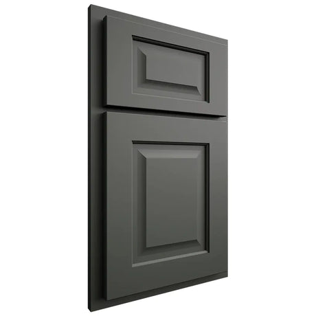 Shiloh Cabinetry Partial Overlay Square Raised Paintable Pewter Green Door