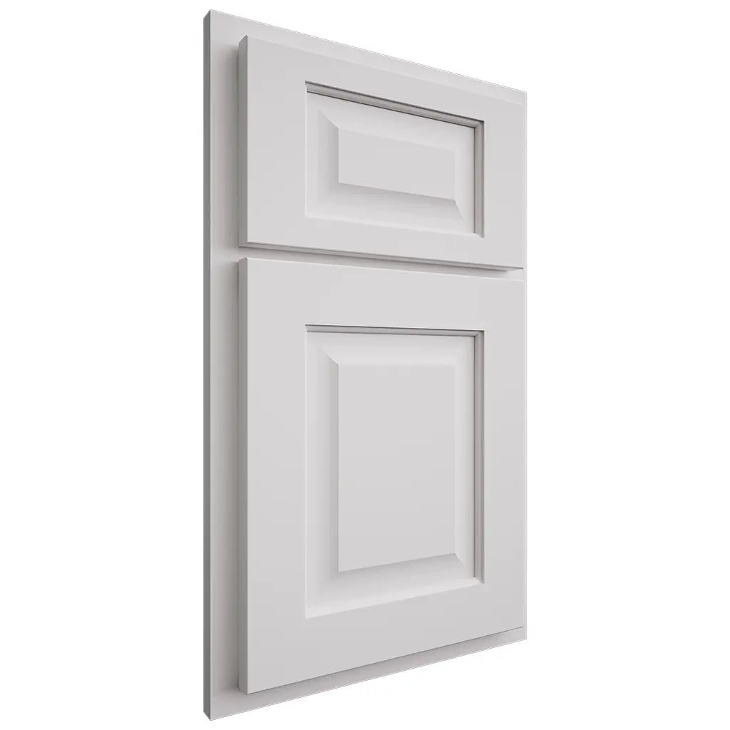 Shiloh Cabinetry Partial Overlay Square Raised Paintable Polar Door