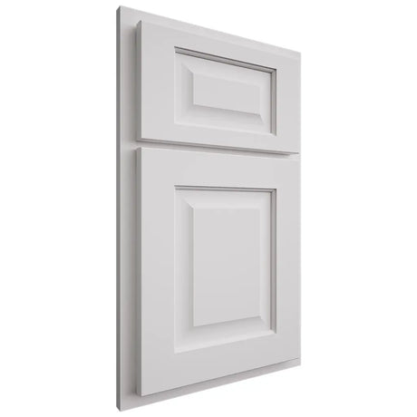 Shiloh Cabinetry Partial Overlay Square Raised Paintable Polar Door