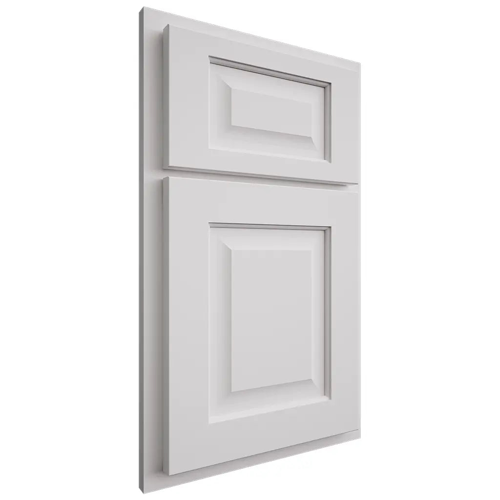 Shiloh Cabinetry Partial Overlay Square Raised Paintable Pure White Door