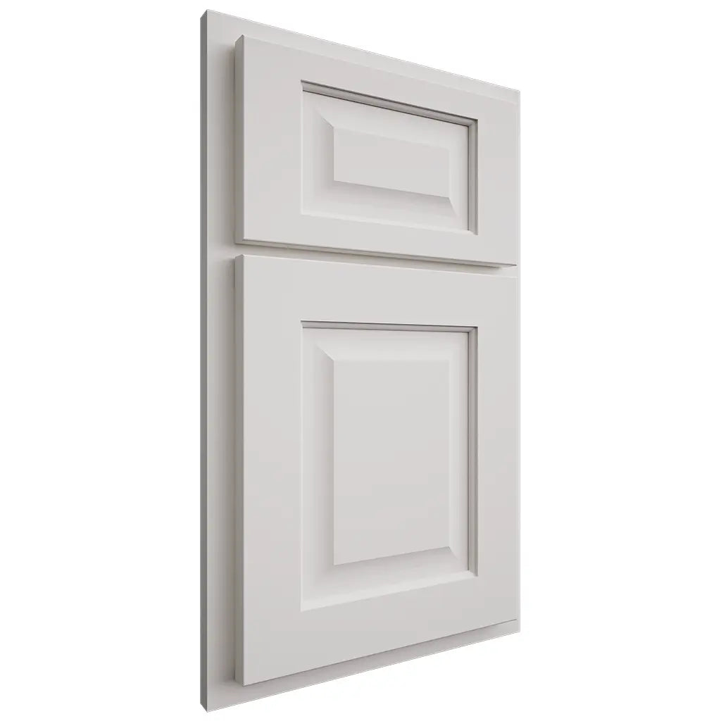 Shiloh Cabinetry Partial Overlay Square Raised Paintable Soft White Door