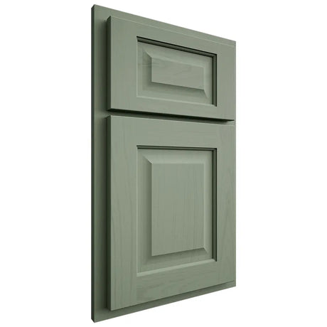 Shiloh Cabinetry Partial Overlay Square Raised Poplar Plain Cut Moss Door