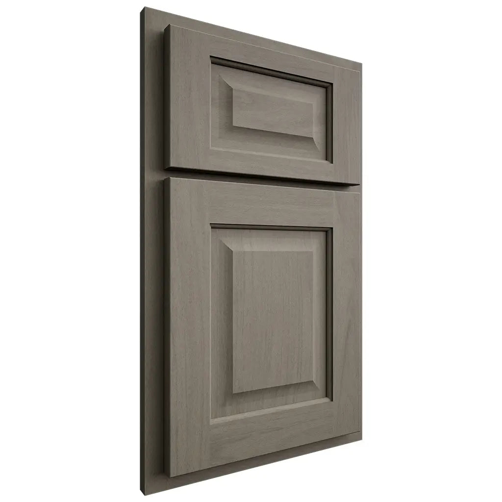 Shiloh Cabinetry Partial Overlay Square Raised Poplar Plain Cut Thyme Door