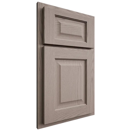 Shiloh Cabinetry Partial Overlay Square Raised Red Oak Plain Cut Sterling Door