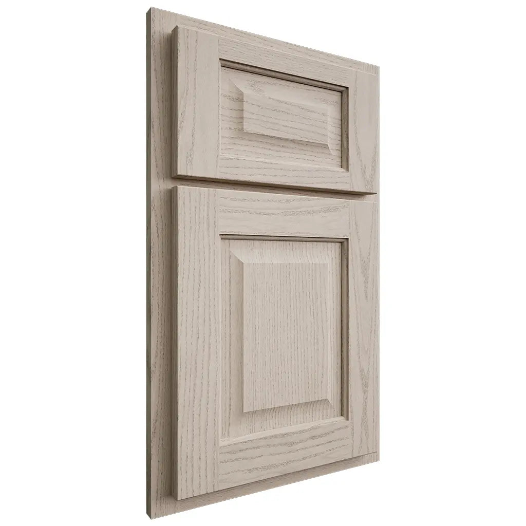 Shiloh Cabinetry Partial Overlay Square Raised Walnut Plain Cut Seagull Door