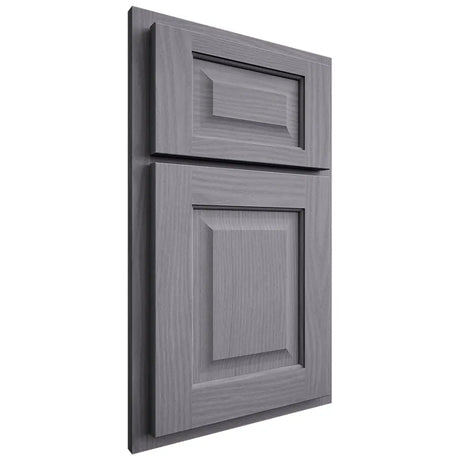 Shiloh Cabinetry Partial Overlay Square Raised White Oak Plain Cut Cadet Door