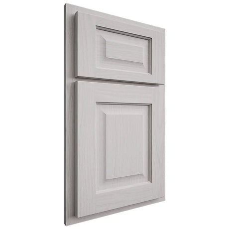 Shiloh Cabinetry Partial Overlay Square Raised White Oak Plain Cut Cotton Door