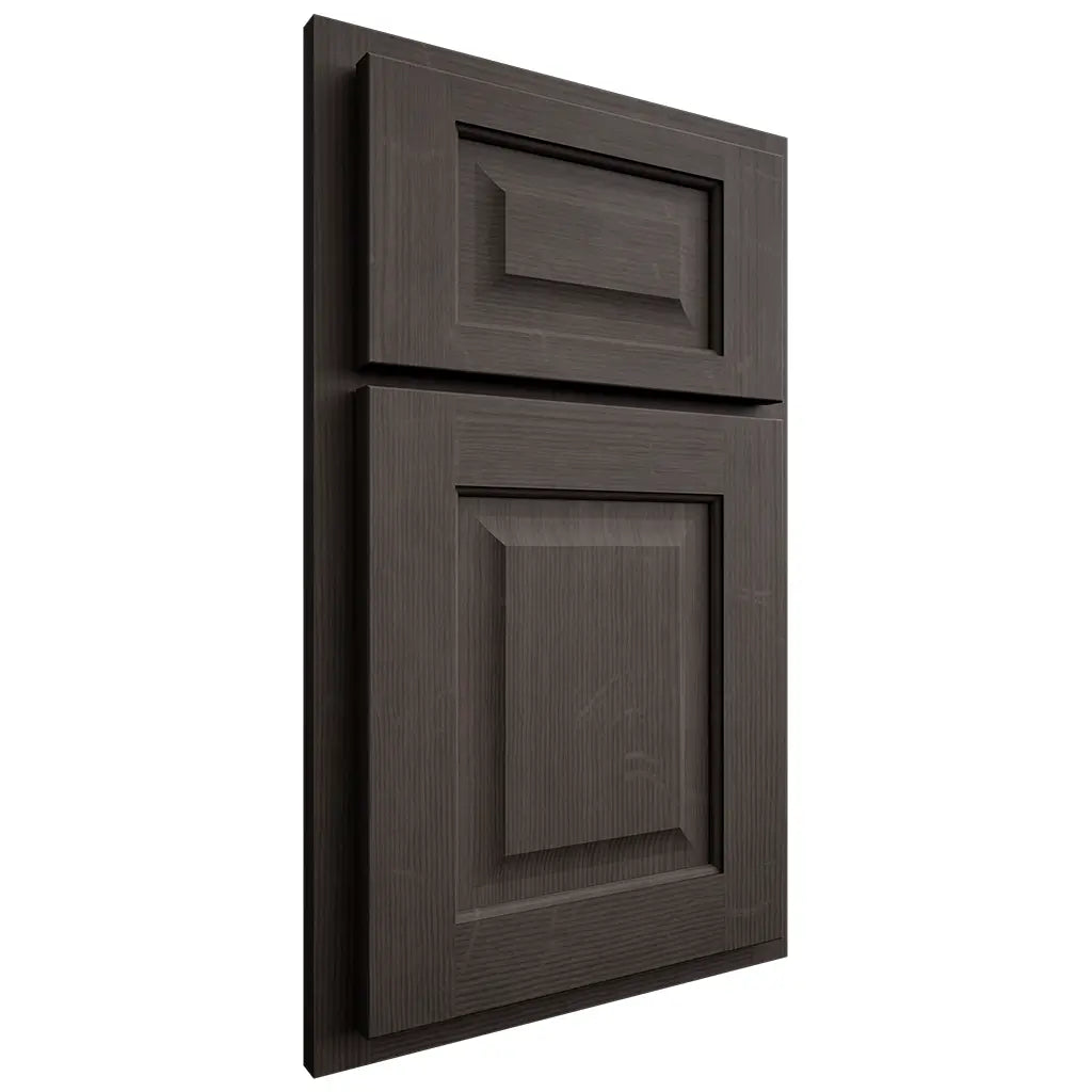 Shiloh Cabinetry Partial Overlay Square Raised White Oak Quarter Sawn Creekside Door