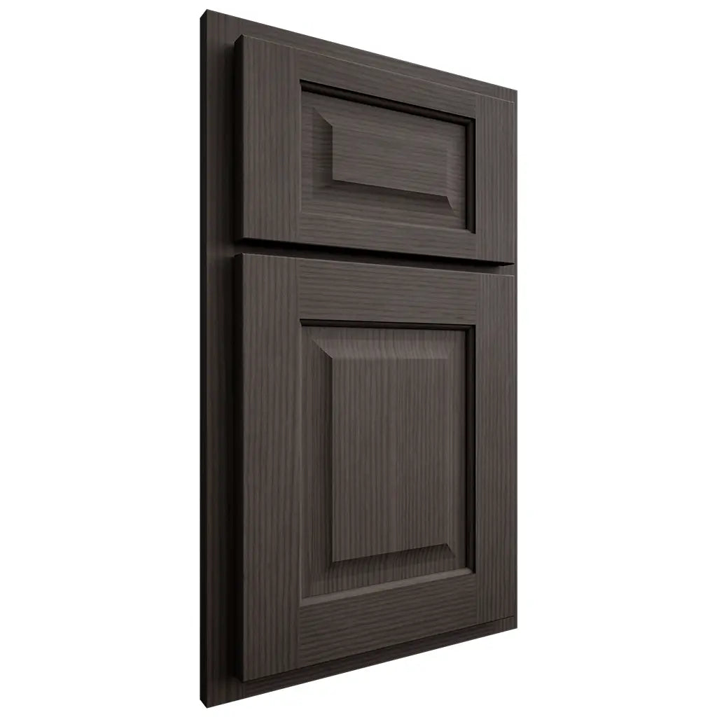 Shiloh Cabinetry Partial Overlay Square Raised White Oak Rift Cut Creekside Door
