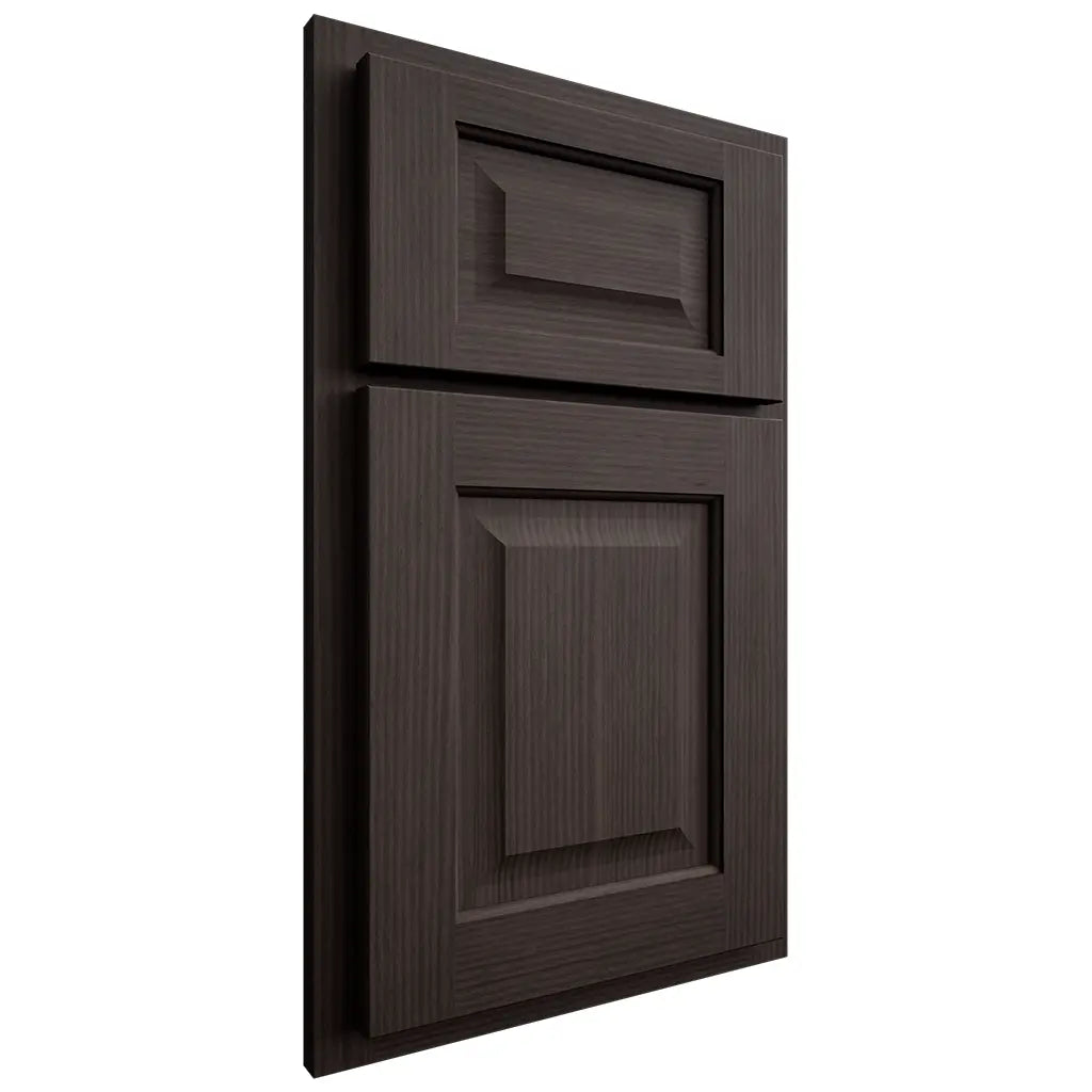 Shiloh Cabinetry Partial Overlay Square Raised White Oak Rift Cut Morel Door