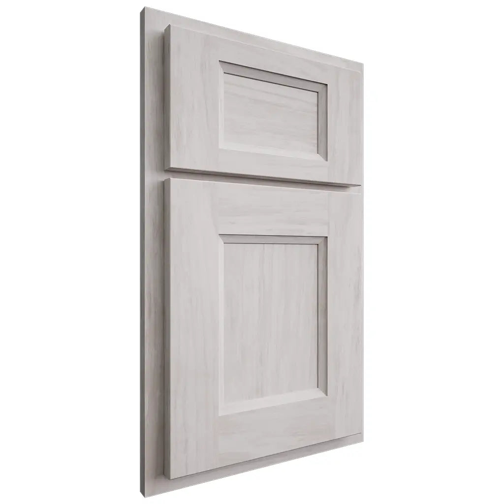 Shiloh Cabinetry Partial Overlay Statesville Alder Plain Cut Cotton Door