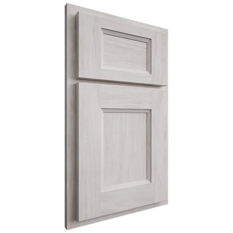 Shiloh Cabinetry Partial Overlay Statesville Alder Plain Cut Cotton Door