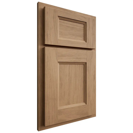 Shiloh Cabinetry Partial Overlay Statesville Alder Plain Cut Dusty Road Door