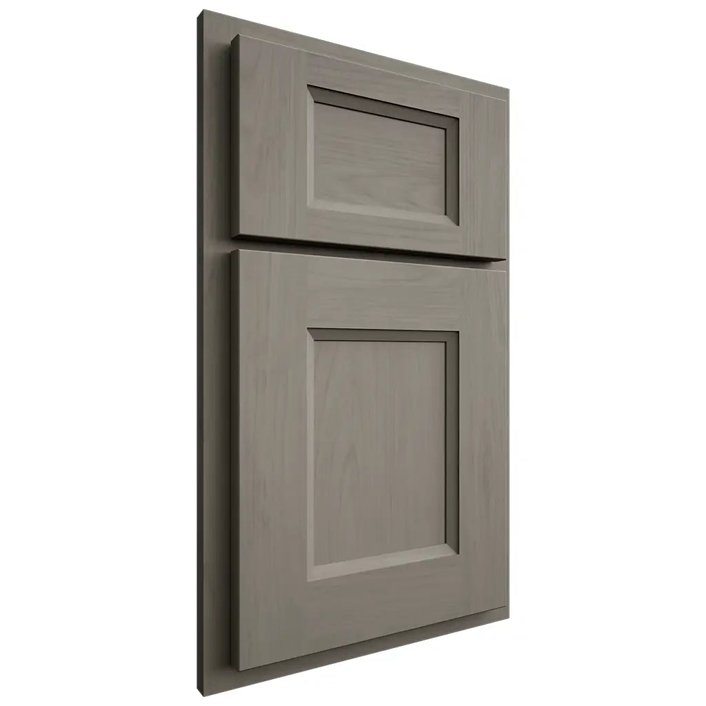 Shiloh Cabinetry Partial Overlay Statesville Alder Plain Cut Thyme Door