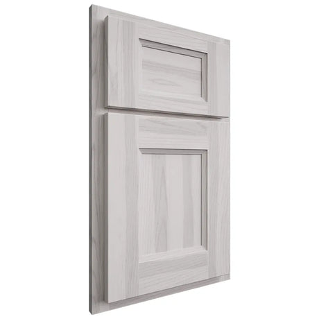 Shiloh Cabinetry Partial Overlay Statesville Hickory Plain Cut Cotton Door