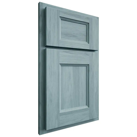 Shiloh Cabinetry Partial Overlay Statesville Hickory Plain Cut Sky Door