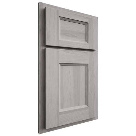 Shiloh Cabinetry Partial Overlay Statesville Hickory Plain Cut Stratus Door