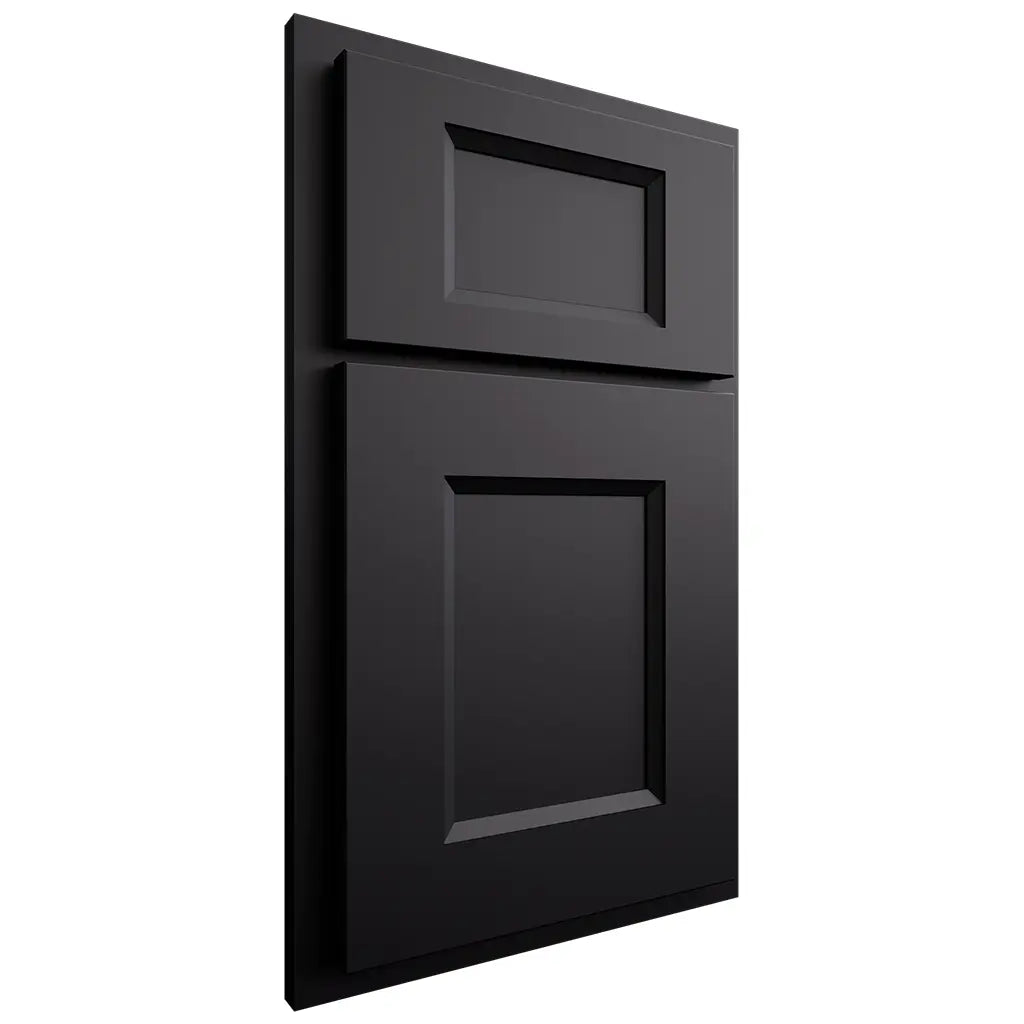 Shiloh Cabinetry Partial Overlay Statesville Paintable Black Door