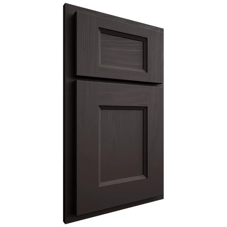 Shiloh Cabinetry Partial Overlay Statesville Poplar Plain Cut Carbon Door