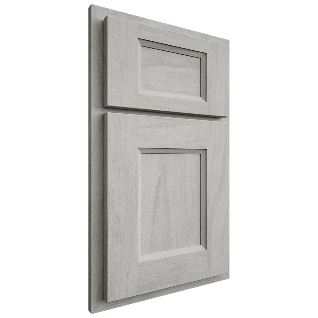 Shiloh Cabinetry Partial Overlay Statesville Poplar Plain Cut Stratus Door