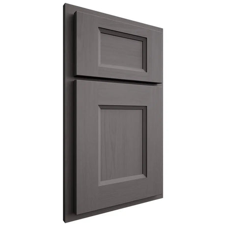 Shiloh Cabinetry Partial Overlay Statesville Walnut Plain Cut Cadet Door