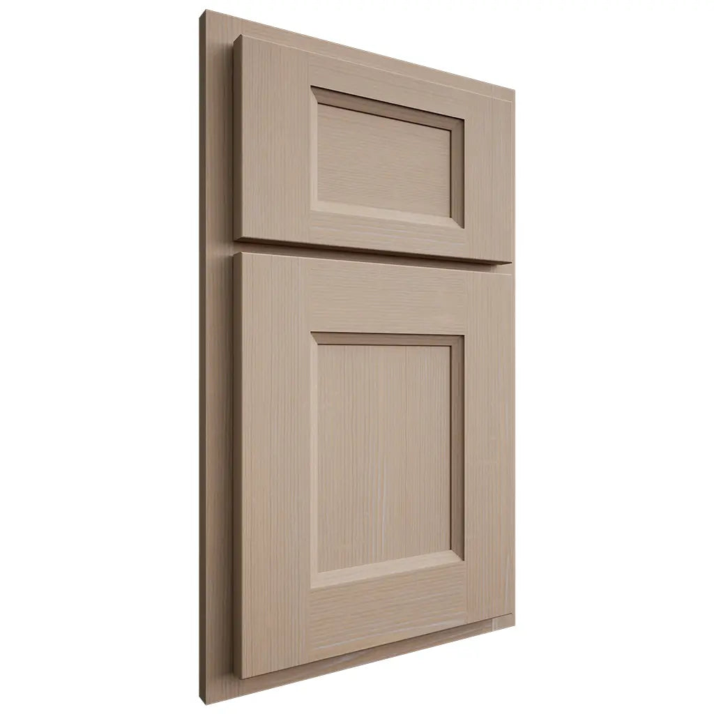 Shiloh Cabinetry Partial Overlay Statesville White Oak Quarter Sawn Straw Door