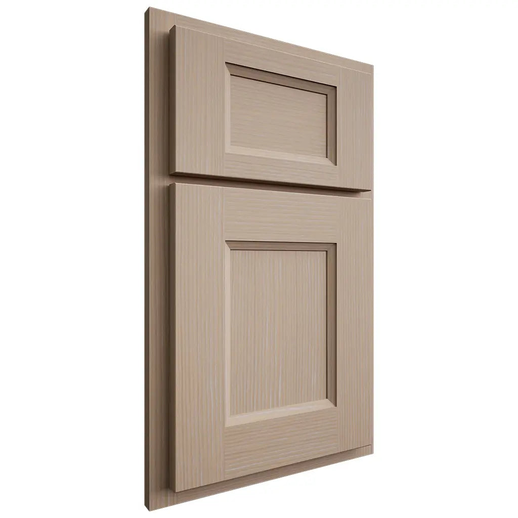 Shiloh Cabinetry Partial Overlay Statesville White Oak Rift Cut Straw Door