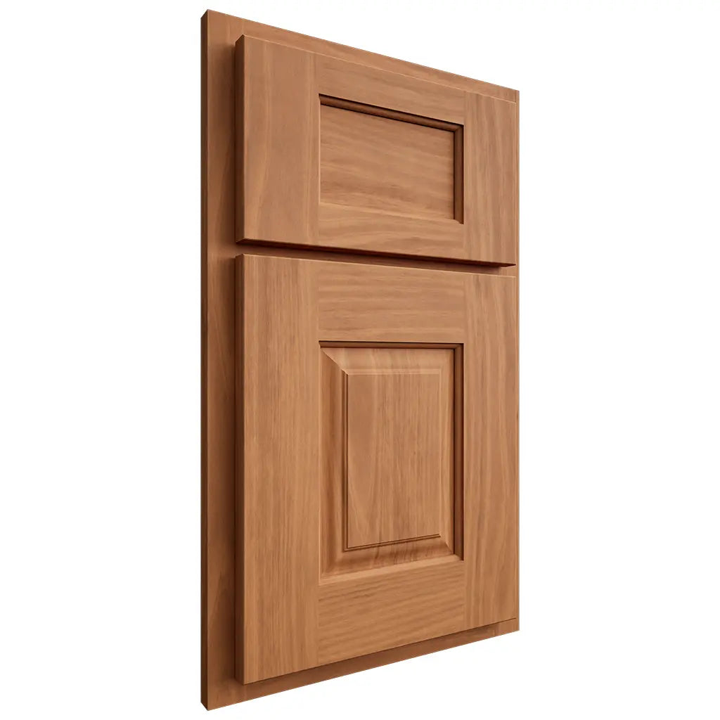 Shiloh Cabinetry Partial Overlay Summit Cherry Plain Cut Medium Door