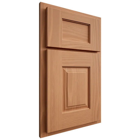 Shiloh Cabinetry Partial Overlay Summit Cherry Plain Cut Natural Door