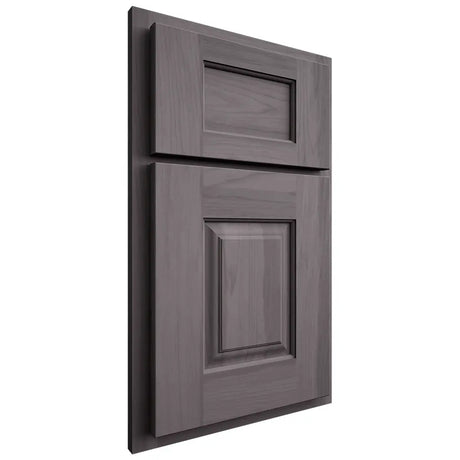 Shiloh Cabinetry Partial Overlay Summit Hickory Plain Cut Cadet Door