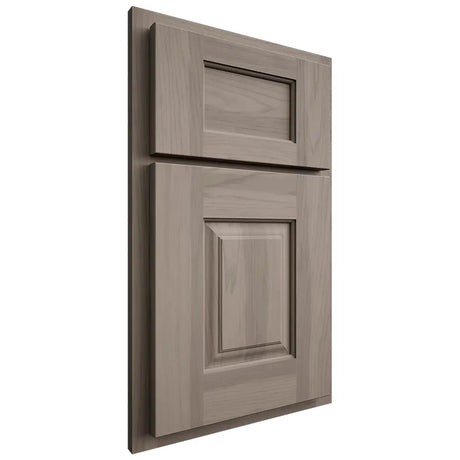 Shiloh Cabinetry Partial Overlay Summit Hickory Plain Cut Sterling Door