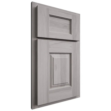 Shiloh Cabinetry Partial Overlay Summit Hickory Plain Cut Stratus Door
