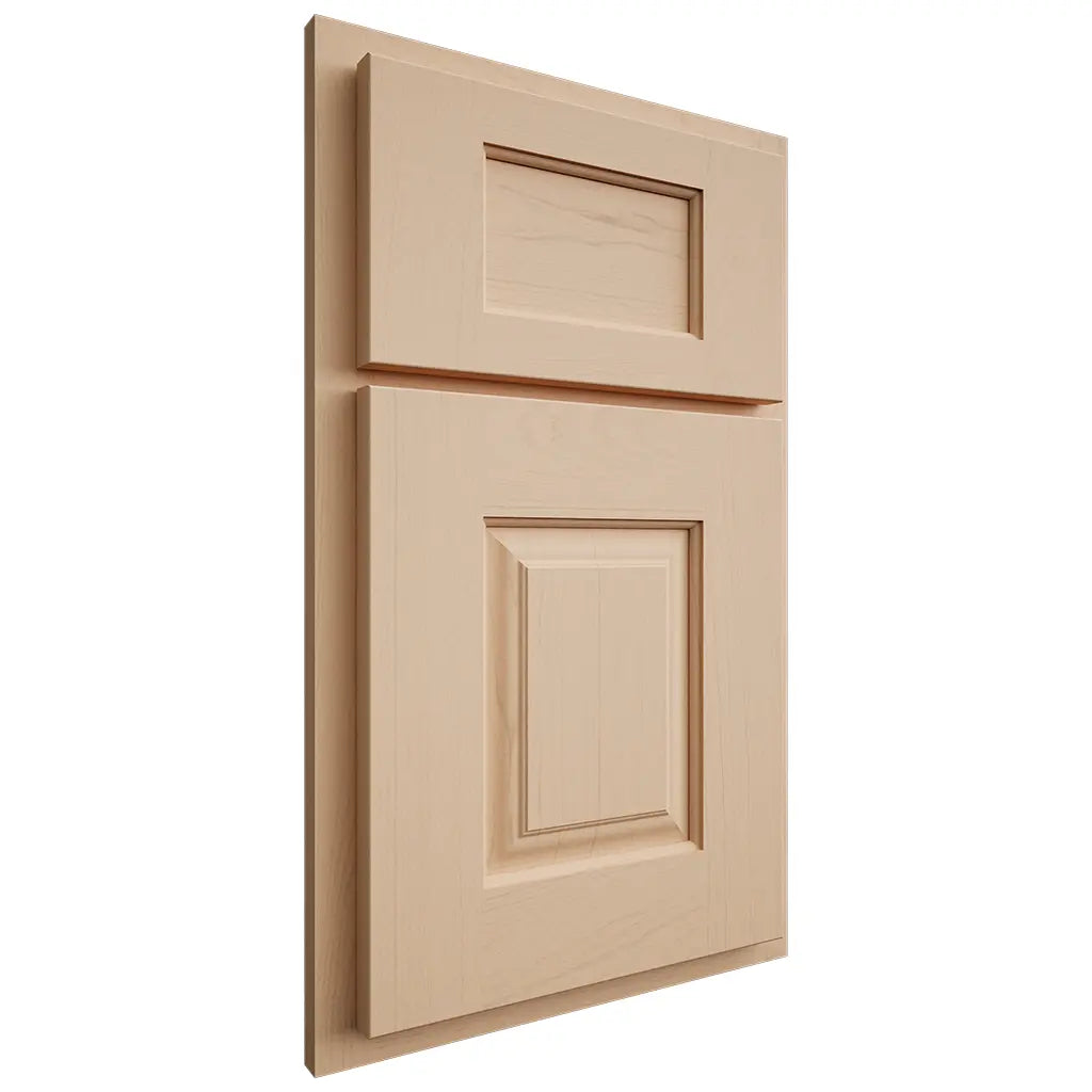 Shiloh Cabinetry Partial Overlay Summit Maple Plain Cut Natural Door