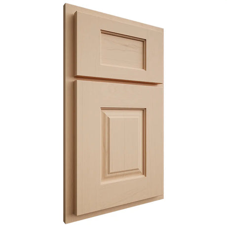 Shiloh Cabinetry Partial Overlay Summit Maple Plain Cut Natural Door