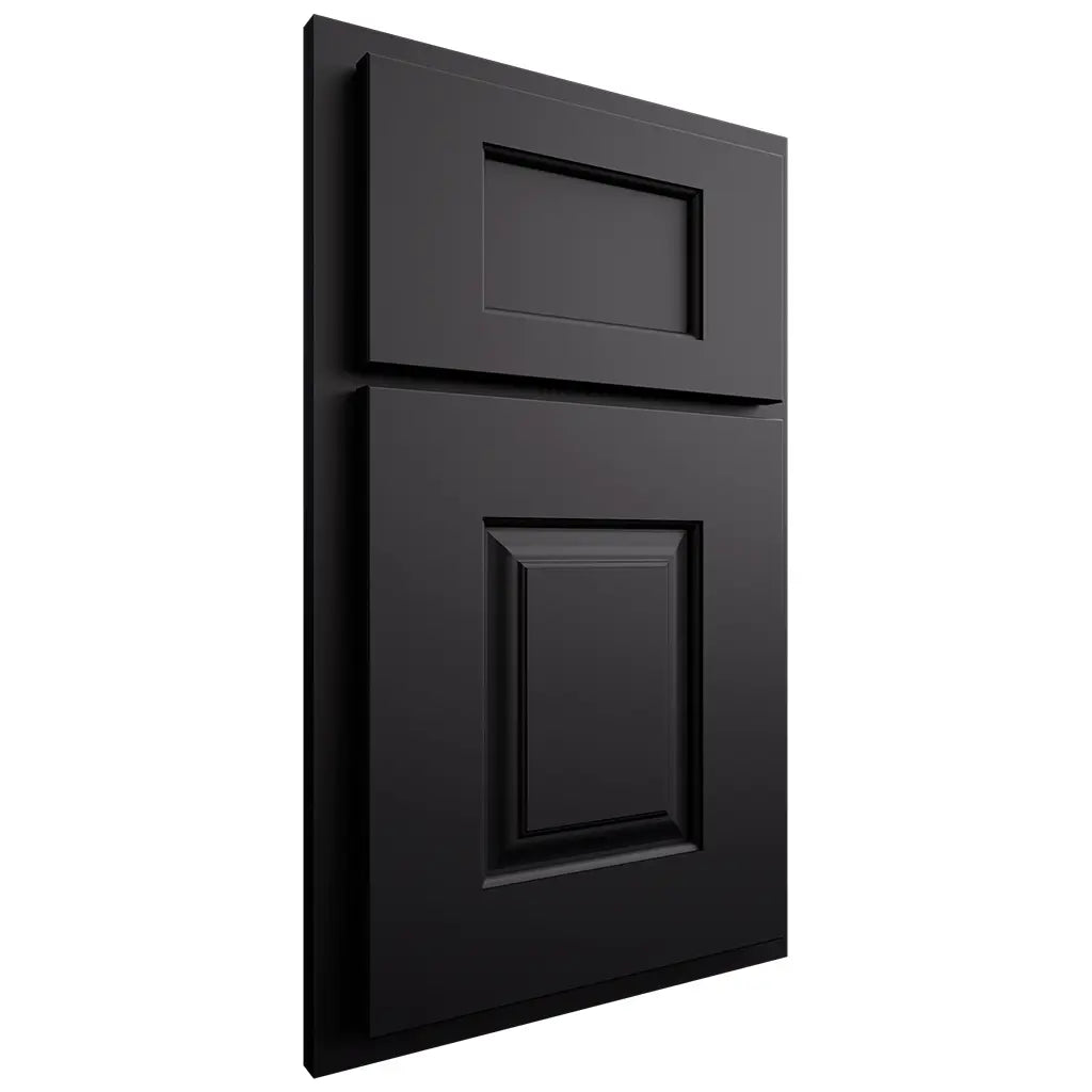 Shiloh Cabinetry Partial Overlay Summit Paintable Black Door