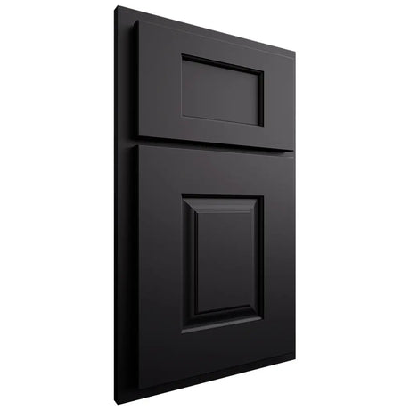 Shiloh Cabinetry Partial Overlay Summit Paintable Black Door