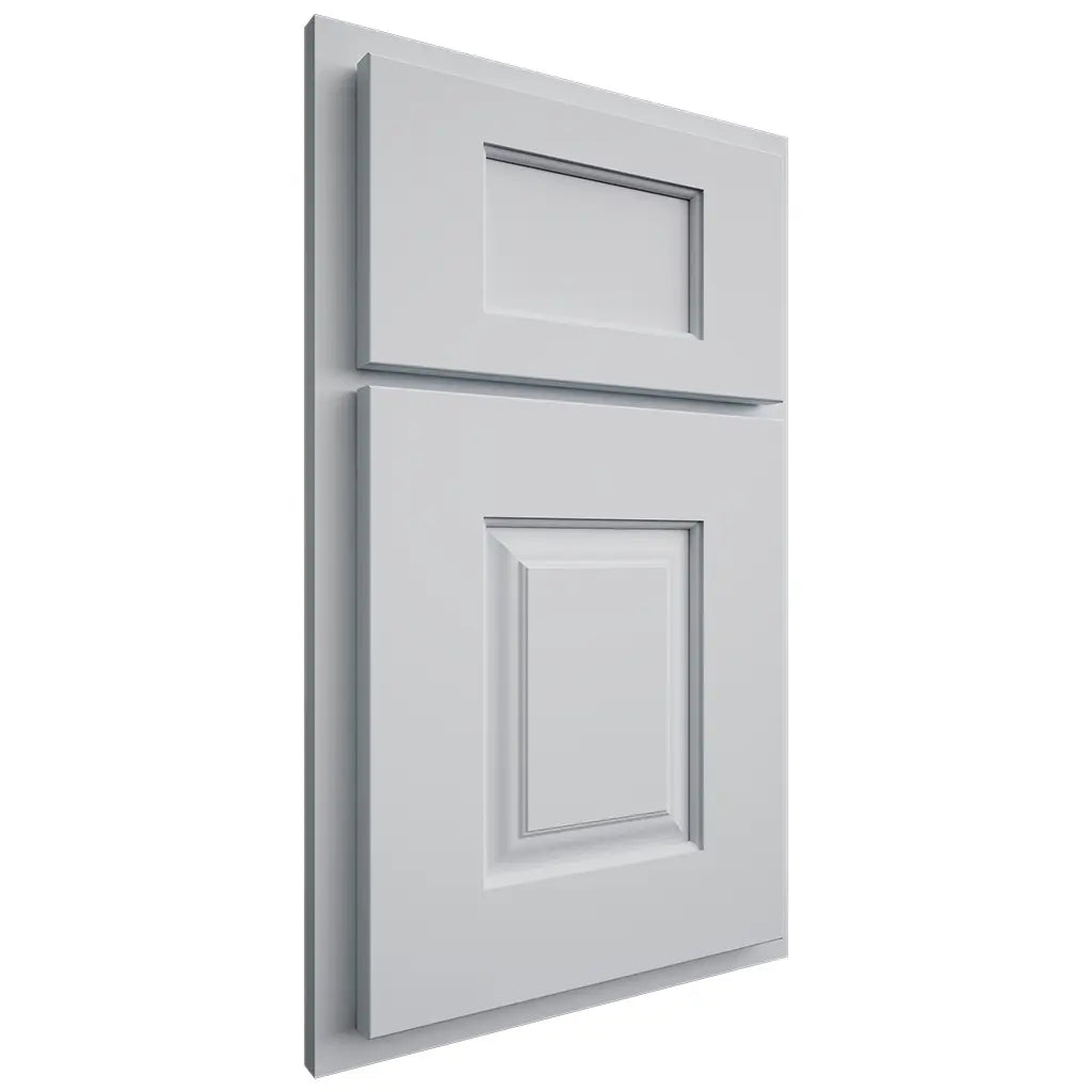 Shiloh Cabinetry Partial Overlay Summit Paintable Niebla Azul Door