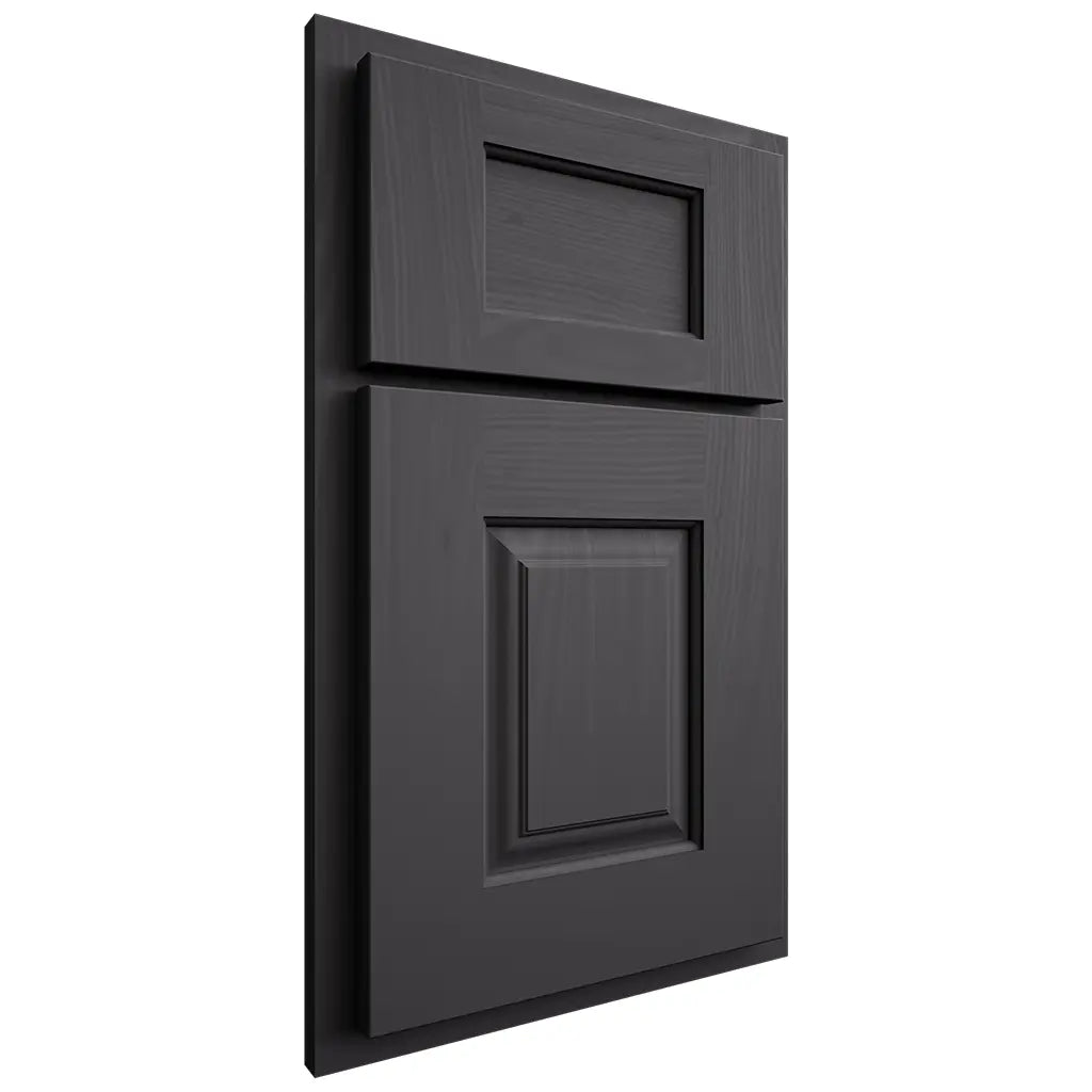 Shiloh Cabinetry Partial Overlay Summit Poplar Plain Cut Cadet Door