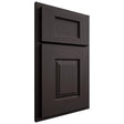 Shiloh Cabinetry Partial Overlay Summit Poplar Plain Cut Carbon Door