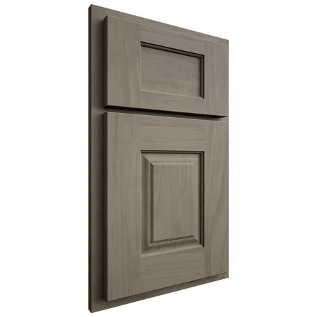 Shiloh Cabinetry Partial Overlay Summit Poplar Plain Cut Sterling Door