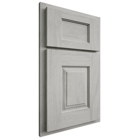 Shiloh Cabinetry Partial Overlay Summit Poplar Plain Cut Stratus Door